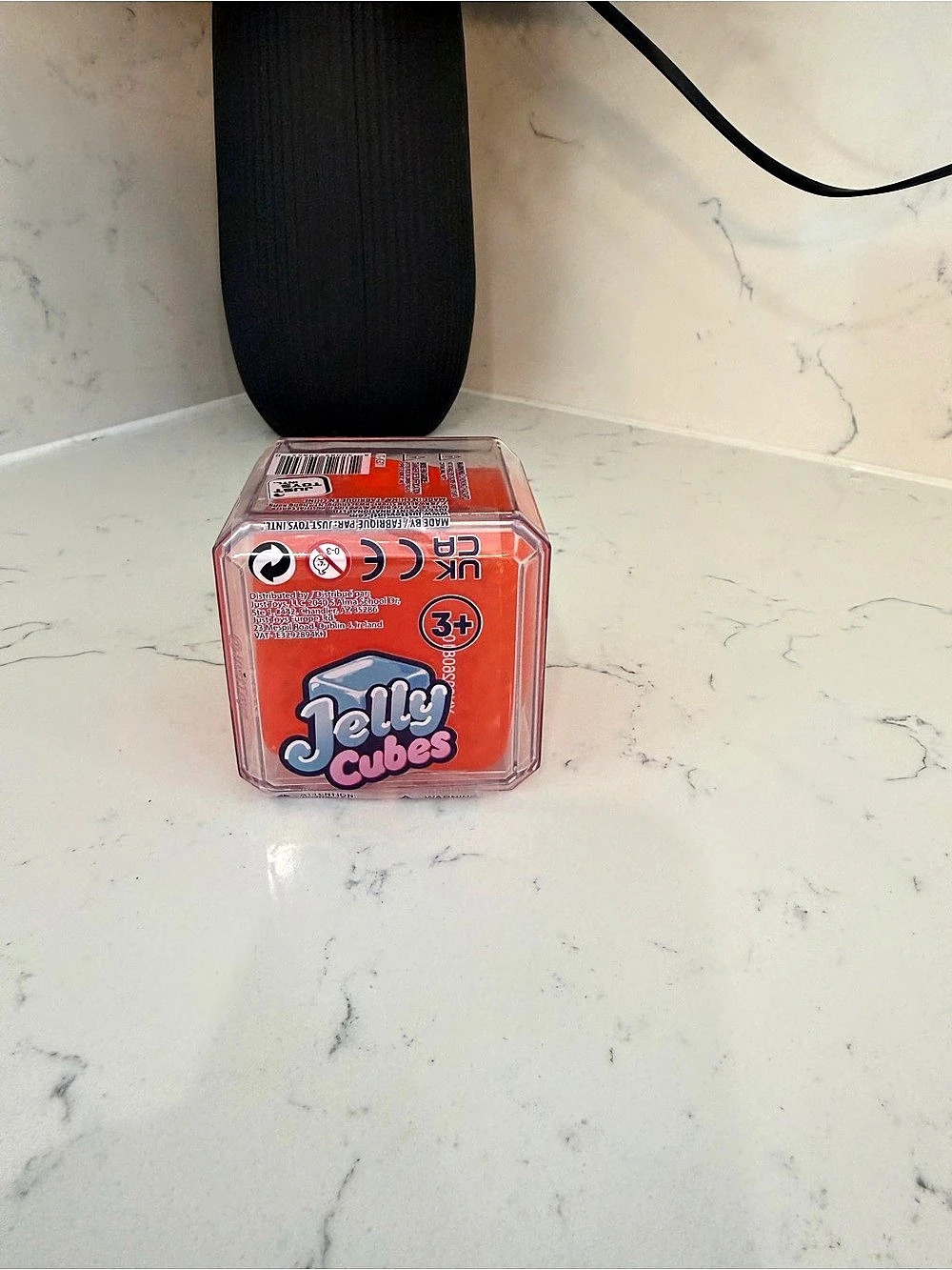 Just Play Jelly Cubes Orange Sensory Toy NWT
